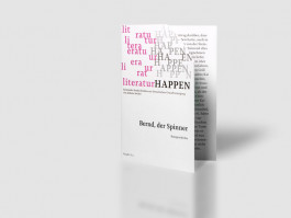 Bild des Kundenprojekts Literaturhappen der Officina Arcana in Pirna, Sachsen. Grafikdesign, Handsatz und Buchdruck Officina Arcana