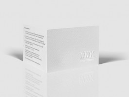 Bild des Kundenprojekts einer Visitenkarte der Officina Arcana in Pirna, Sachsen. Grafikdesign, Handsatz und Buchdruck Officina Arcana